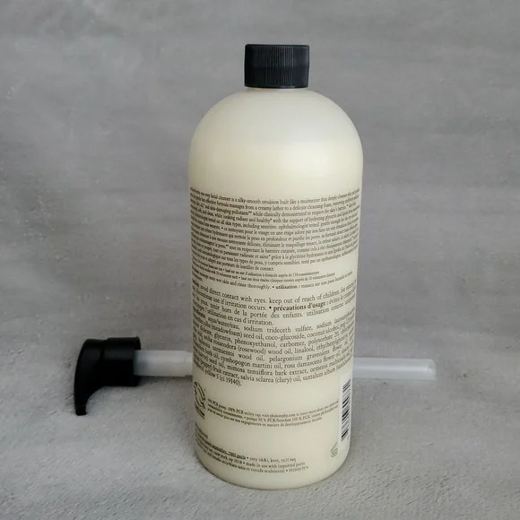 🆕️ PHILOSOPHY Purity One-Step Facial Cleanser with Pump (947 ml/ 32 fl.oz)